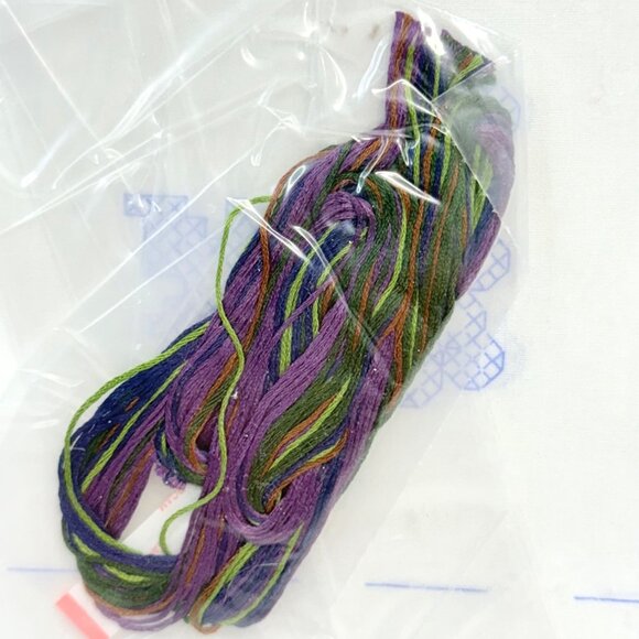 Bucilla Autumn Harvest Stamped Cross-Stitch Kit/Set Of 8 Napkins - Picture 7 of 8